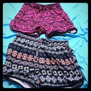 2 pairs of super soft and comfy shorts